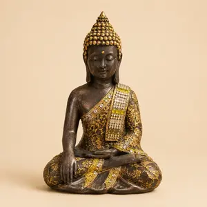 Figura Buda Dorado Poliresina