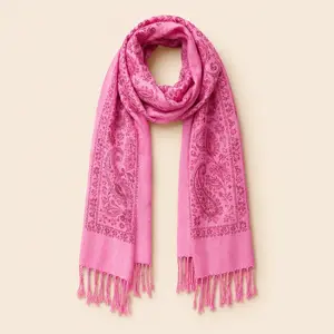 Pashmina hindú con estampas