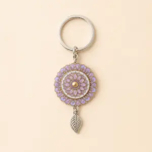 Llavero Mandala de Flor de Loto