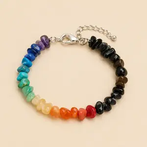 Pulsera de los 7 Chakras con Piedras de Protección